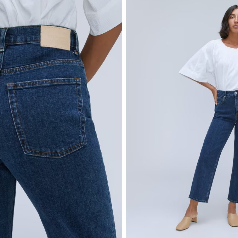 Everlane Way-High Jean Dark Indigo